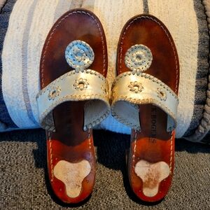 Gold Jack Rogers Size 8